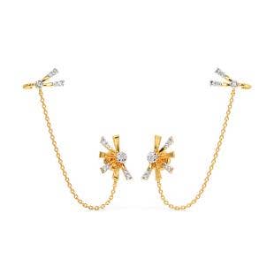 Pixie Wings Diamond Ear Cuffs