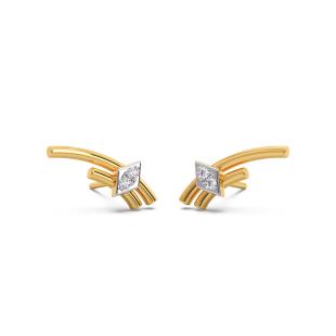 Little Arcs Diamond Stud Earrings