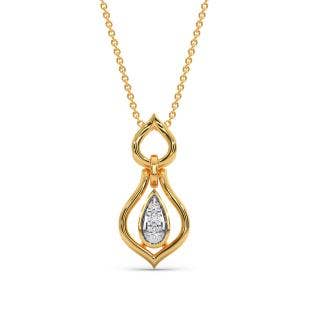 Vintage Lamp Diamond Pendant