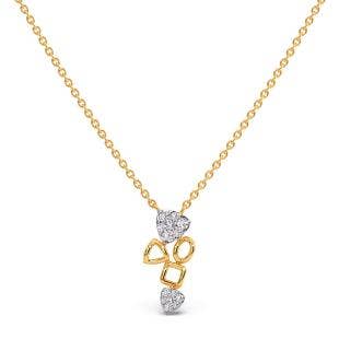 Offbeat Diamond Pendant Necklace