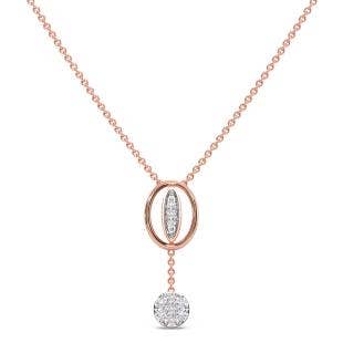 Oscillation Diamond Lariat Necklace