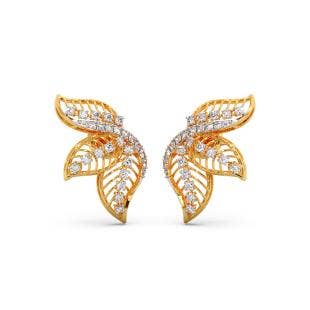 Floral Elixir Diamond Stud Earrings