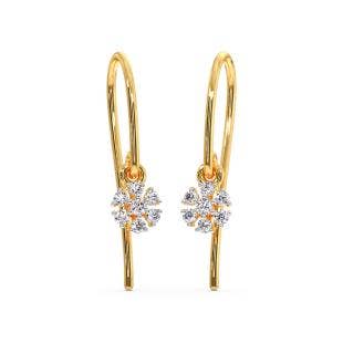 Bright Star Diamond Dangle Earrings