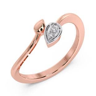 Floral Buds Diamond Ring
