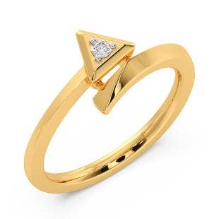 Tri Drama Diamond Ring
