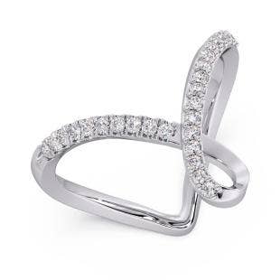 Peaceful Canyon Diamond V Ring