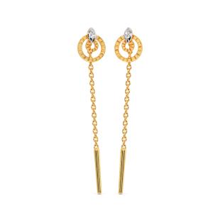 Fashion Revolve Diamond Sui Dhaga Earrings