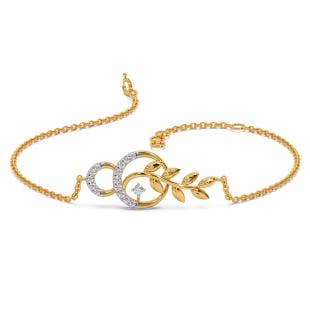 Floral Soul Diamond Chain Bracelet