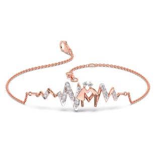 Sound Of Heart Diamond Chain Bracelet