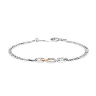 Demure Beauty Platinum Chain Bracelet
