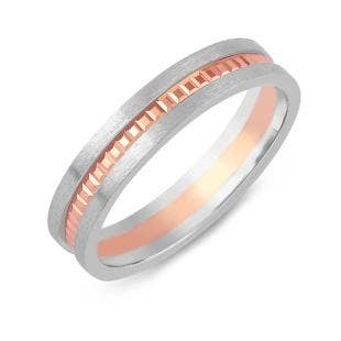 Dual Creation Platinum Band For Her
