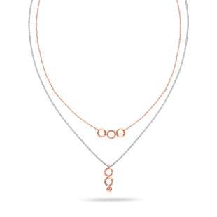 Sacred Halo Platinum Layered Necklace
