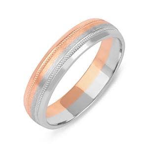 Rosy Hue Platinum Band For Him