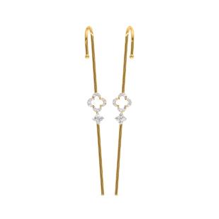 Clover Symphony Diamond Ear Cuffs