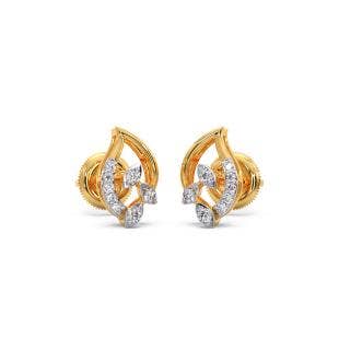 Autumn Lullaby Diamond Stud Earrings