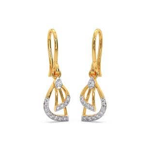 Swaying Serenade Diamond Dangle Earrings