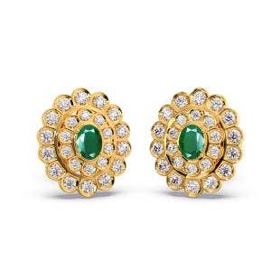 Zoya Diamond And Gemstone Stud Earrings