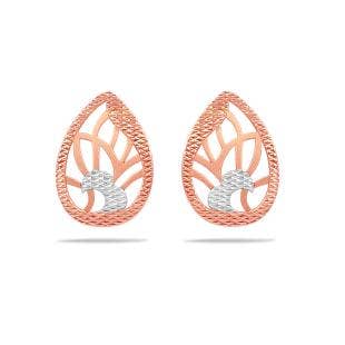 Heaven Chords Gold Stud Earrings