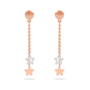 Night Stars Gold Dangle Earrings