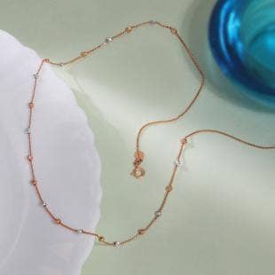 Lunar Orbs Gold Fancy Chain