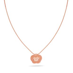 Apple Of Eden Gold Pendant With Chain
