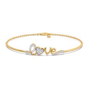 Love Diamond Oval Bracelet