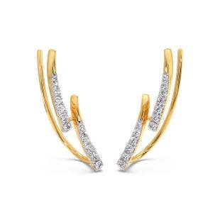 Curvy Diamond Ear Cuffs