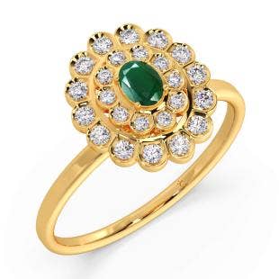 Rosa Diamond And Gemstone Ring