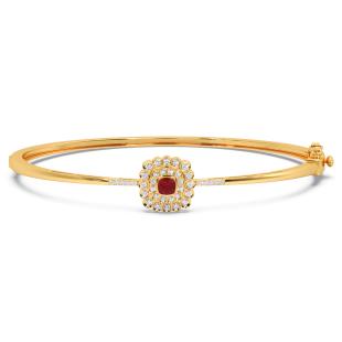 Glorious Diamond And Gemstone Oval Bracelet