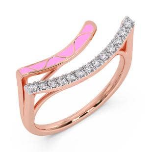 Clip Diamond Ring