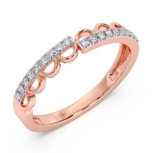 Zigzag Diamond Ring