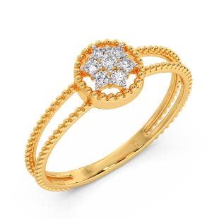 Elegant Round Diamond Ring