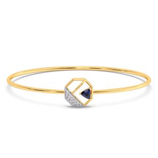 Omna Diamond And Gemstone Oval Bracelet