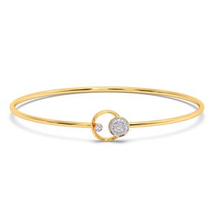 Ryna Diamond Oval Bracelet