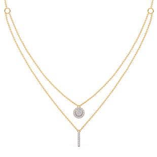 Aashna Diamond Layered Necklace