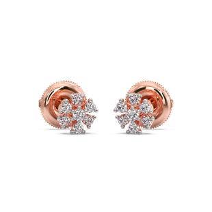 Vrinda Diamond Stud Earrings