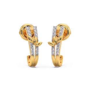 Sanaya Diamond Hoop Earrings