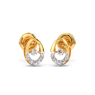 Alora Glo Diamond Stud Earrings