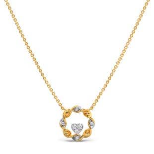 Tangled Love Diamond Pendant Necklace