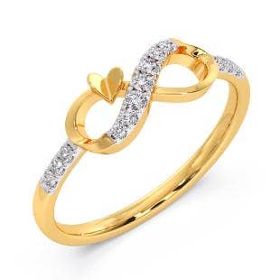 Infinity Love Diamond Ring