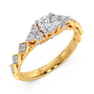 Ariyah Solitaire Diamond Ring