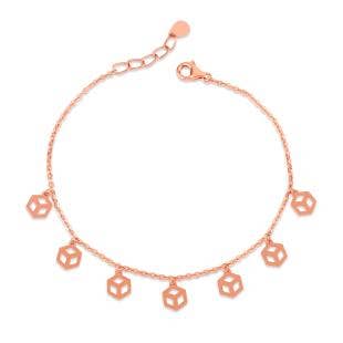 Elia Gold Charm Chain Bracelet