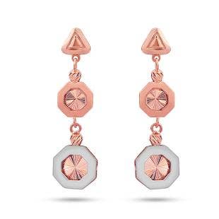 Sweet Hive Gold Dangle Earrings
