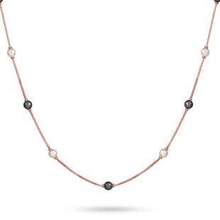 Crystal Gold And Gemstone Delicate Necklace
