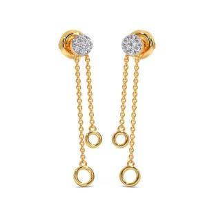 Nissa Diamond Dangle Earrings