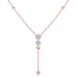 Dina Diamond Lariat Necklace