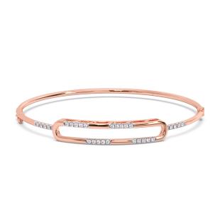 Sachi Diamond Oval Bracelet