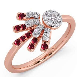 Pritha Diamond And Gemstone Ring