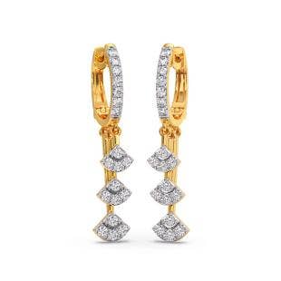 Amiya Diamond Hoop Earrings