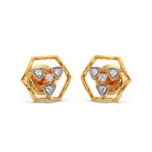 Etasha Diamond Stud Earrings